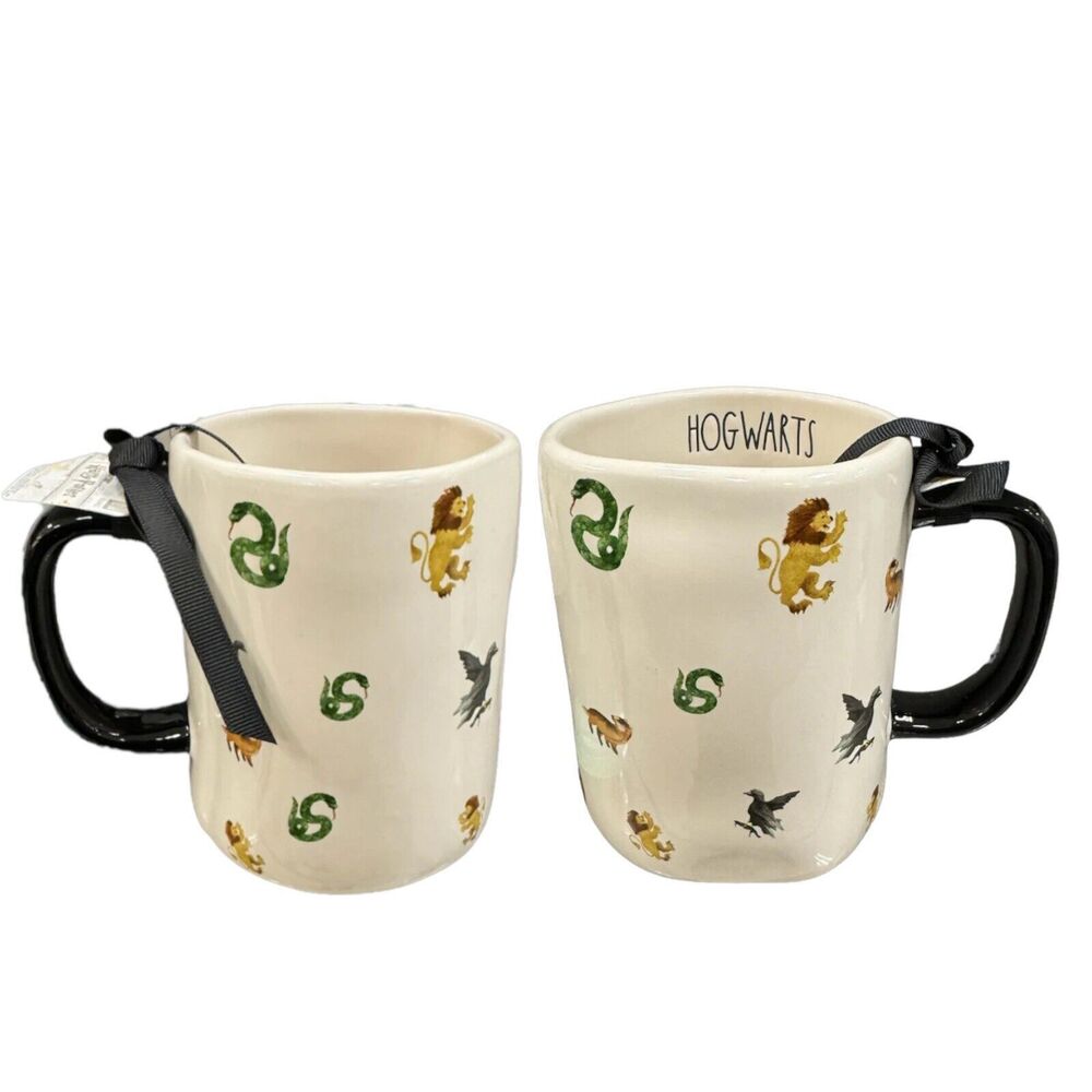 Rae Dunn Mug Harry Potter HOGWARTS Four Houses Witchcraft Wizardry NEW 2024